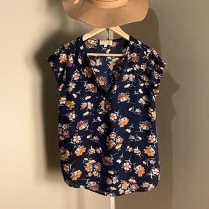 Lucy Laurel small sheer flowery top